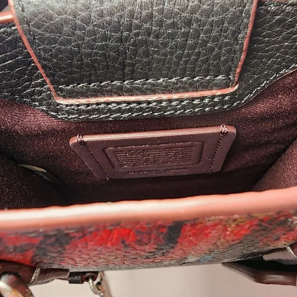 NWT CM213 Coach X Mint + Serf North South Mini Tote